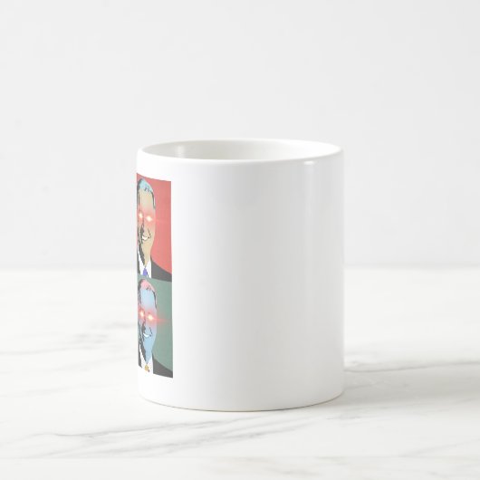 Dark Brandon Pop Art Kaffeetasse (Mittel)