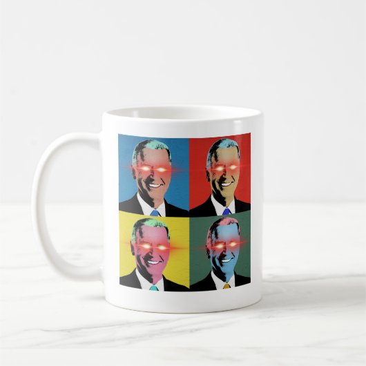 Dark Brandon Pop Art Kaffeetasse (Links)