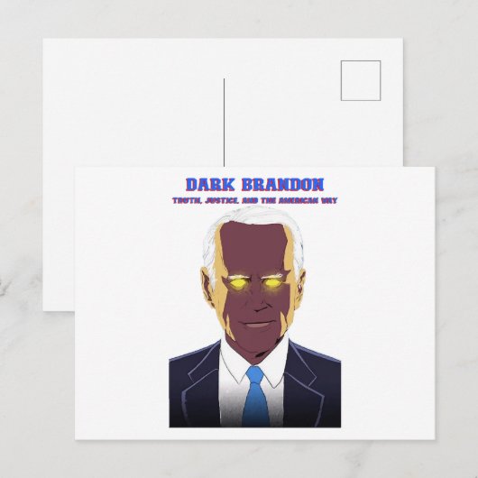 Dark Brandon Postkarte (Vorne/Hinten)