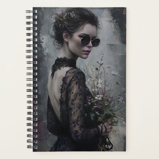 Dark Bride Gothic Fashion Planner Planer (Vorderseite)