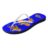 Dark Bright Blue Pool Beach Badesandalen (Schrägansicht)