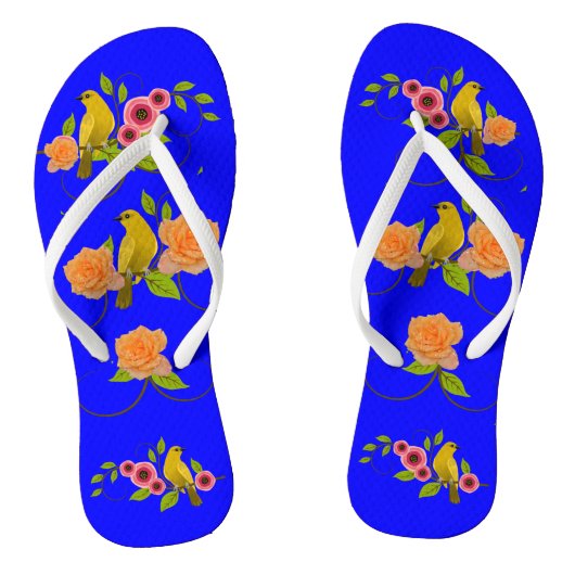Dark Bright Blue Pool Beach Badesandalen (Fußbett)