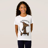 Dark Brindle Greyhound IAAM T-Shirt (Vorne ganz)