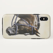 Dark Brown Bay Trakehner Dressage Horse Case-Mate iPhone Hülle (Rückseite (Horizontal))