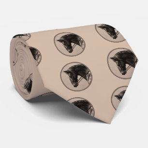 Dark Brown Bay Warmblut Dressurpferd Sepia Krawatte