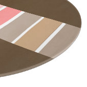 Dark Brown Beach Sand Schneidebrett (Ecke)