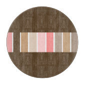 Dark Brown Beach Sand Schneidebrett (Vorderseite)