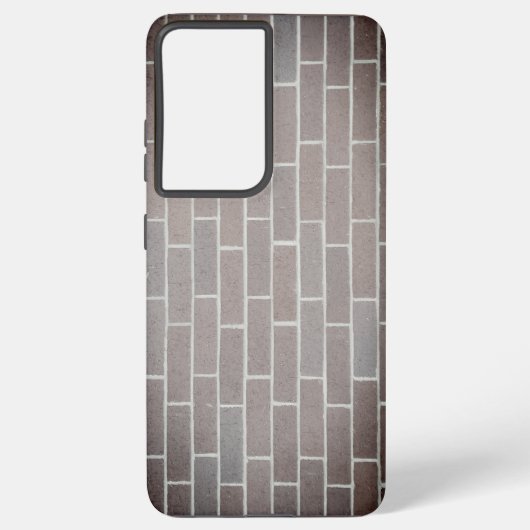 Dark Brown Brick Phone Case Samsung Galaxy Hülle (Rückseite)