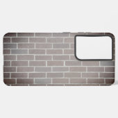Dark Brown Brick Phone Case Samsung Galaxy Hülle (Linke Seite)