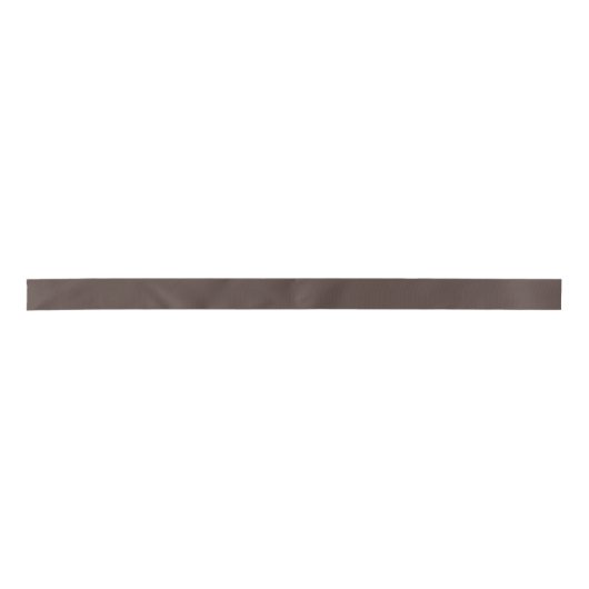 Dark Brown Cappuccino Colored Satin Ribbon Satinband (Vorderseite)