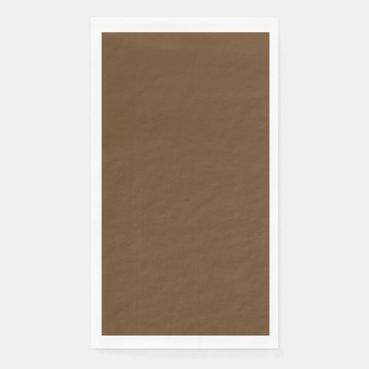 Dark Brown Guest Paper Napkin Serviette (Vorderseite)