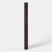 Dark Brown Leather iPhone Hülle (Rechte Seite)