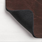 Dark Brown Leather Mousepad (Ecke)