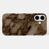 Dark Brown Marble Case-Mate iPhone Hülle (Rückseite (Horizontal))