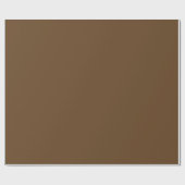 Dark Brown Matte Wrapping Paper Geschenkpapier (Flach)