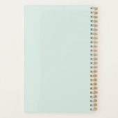 Dark Brown Micro Floral Sage Green Planer (Rückseite)