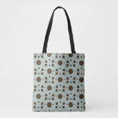 Dark Brown Micro Floral Sage green Tasche (Vorderseite)