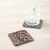 Dark Brown Snake Skin Untersetzer (Rechte Seite)