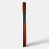 Dark Brushed Mahogany Case-Mate iPhone Hülle (Rückseite / Links)