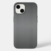 Dark Brushed Metal Look Case-Mate iPhone Hülle (Rückseite)