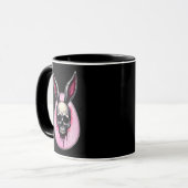 Dark Bunny Skull – Gothic Style - caneca Tasse (Vorderseite Links)