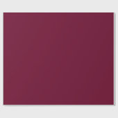 Dark Burgundy Geschenkpapier (Flach)
