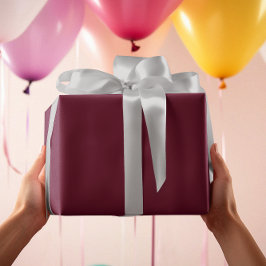 Dark Burgundy Geschenkpapier