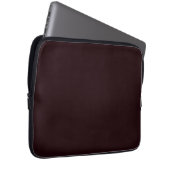 Dark Burgundy | Schlichtes Burgund Laptopschutzhülle (Vorne Rechts)