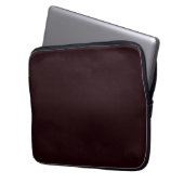 Dark Burgundy | Schlichtes Burgund Laptopschutzhülle (Vorderseite Links)