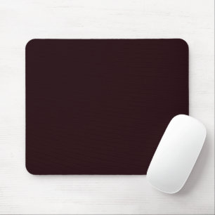 Dark Burgundy Schlichtes Burgund Mousepad