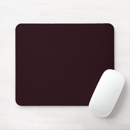 Dark Burgundy | Schlichtes Burgund Mousepad (Mit Mouse)