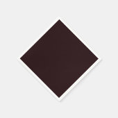 Dark Burgundy | Schlichtes Burgund Serviette (Ecke)