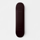 Dark Burgundy | Schlichtes Burgund Skateboard (Vorne)