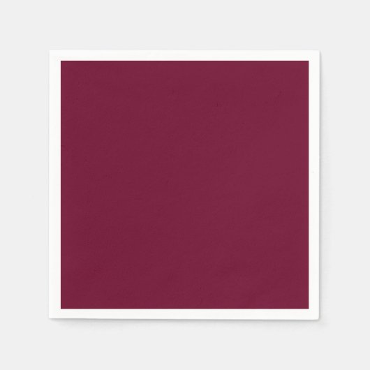Dark Burgundy Serviette (Vorderseite)