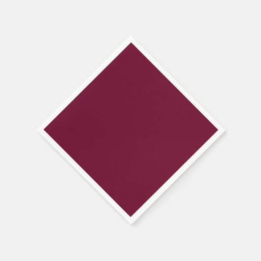 Dark Burgundy Serviette (Ecke)