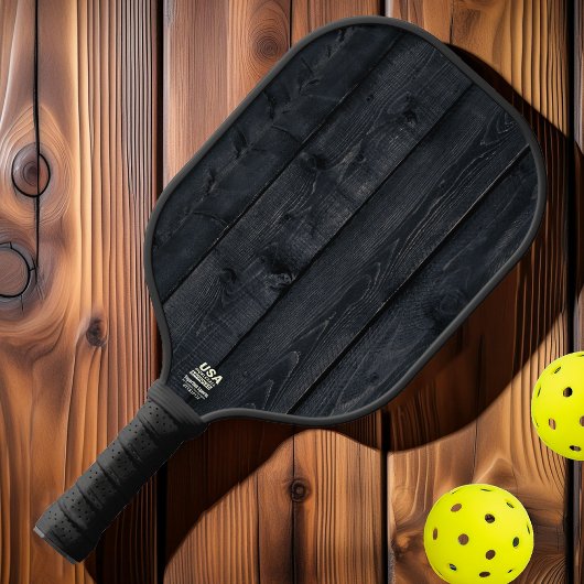 Dark Burnt Wood Pickleball Schläger