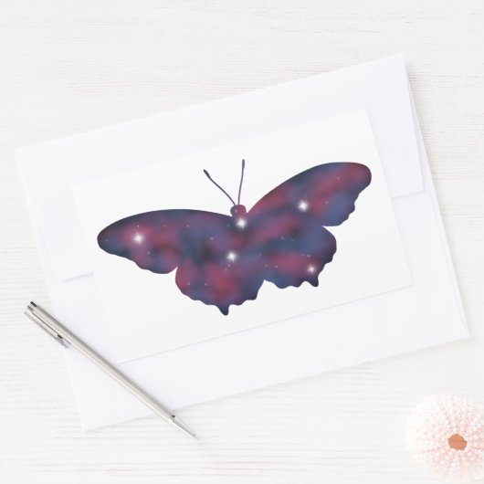 Dark Butterfly Starscape Sticker (Umschlag)