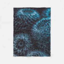 Dark Cactus Fleecedecke