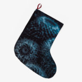 Dark Cactus Großer Weihnachtsstrumpf (Vorderansicht (hängend))