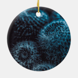 Dark Cactus Keramik Ornament