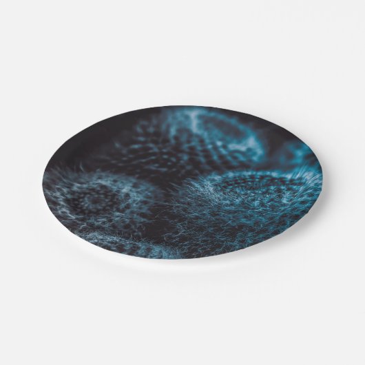 Dark Cactus Pappteller (Schrägansicht)