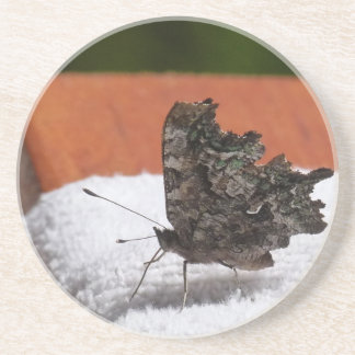 Dark Camouflage Butterfly Getränkeuntersetzer