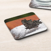 Dark Camouflage Butterfly Untersetzer (Linke Seite)