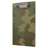 Dark Camouflage Clipboard Klemmbrett (Links)