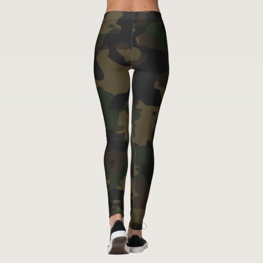 Dark Camouflage Leggings (Rückseite)