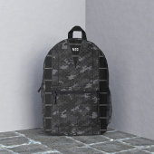Dark Camouflage Monogram Printed Backpack Bedruckter Rucksack