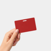 Dark Candy Apple Red Solid Color Ausweis (Handheld)