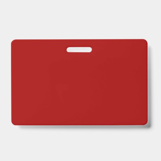 Dark Candy Apple Red Solid Color Ausweis (Vorderseite)