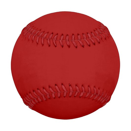 Dark Candy Apple Red Solid Color Baseball (Rückseite)
