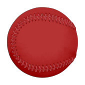 Dark Candy Apple Red Solid Color Baseball (Vorderseite Links)